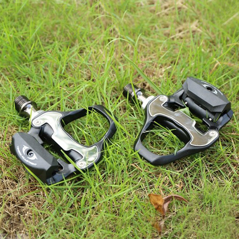 Racewerk Racefietslotpedaal Ultralichte Koolstofvezel Textuur Zelfsluitende Aluminium Peddellagers Pedaal R550 Met Spd Lock