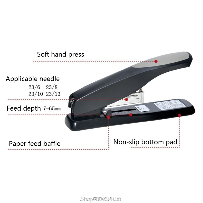 100 Sheets Heavy Duty Stapler Binding Stapling Machine Labor Saving School Office Supplies N18 20