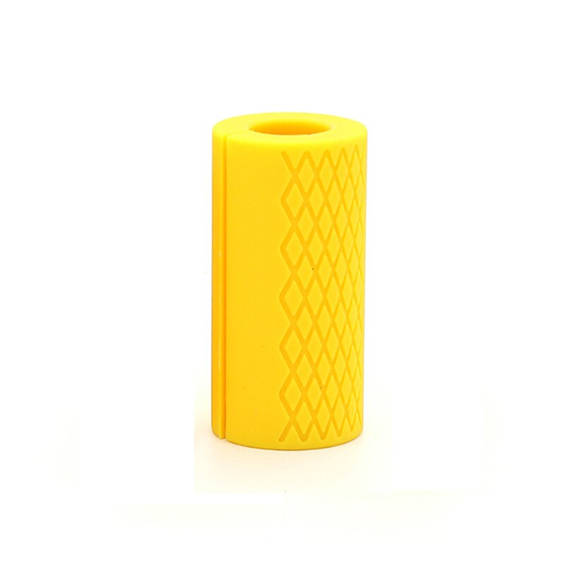 Mancuernas gruesas para Fitness, agarres de mancuerna, barra de tirador, soporte de levantamiento de pesas, almohadilla protectora antideslizante de silicona, 2 uds.