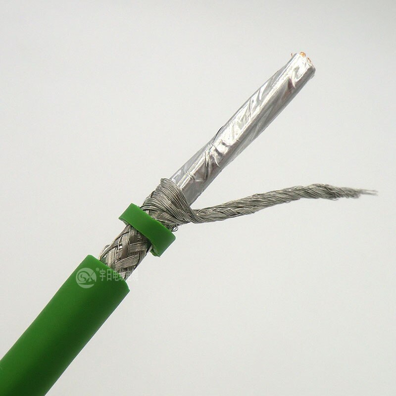 Profinet Bus Cable 4 core 0.38mm² 22AWG High Flexible Bus wire 5m