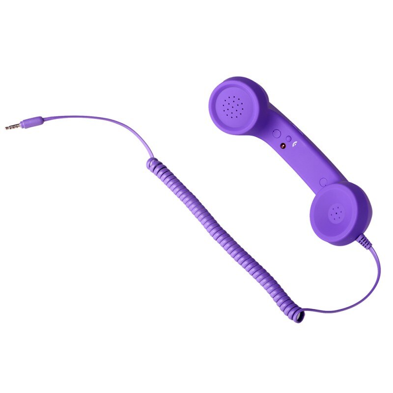 Mobile Phone Telephone Receivers Handset Earphone Retro Telephones Receiver Comfort Telephone Handset Cute Mini Mic Speaker: Z
