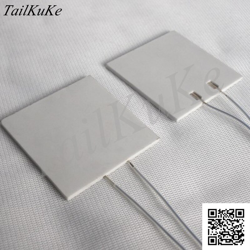 2 stk mye xh  - rj4040 keramisk varmeovn keramiske varmetabletter høytemperatur varmeplate 40*40*2mm 12 v 24 v 220v