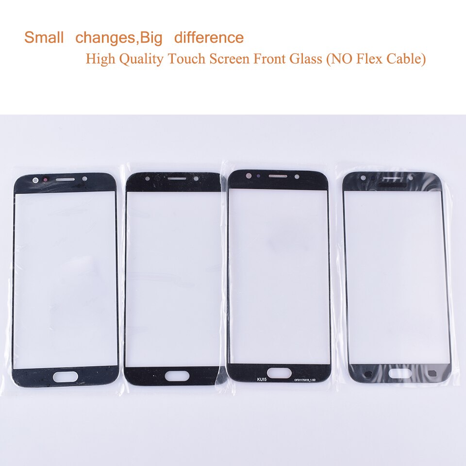 For Samsung Galaxy J7 Pro J730 J730F SM-J730F SM-J730G/DS Touch Screen Front Glass Panel TouchScreen LCD Outer Lens j7
