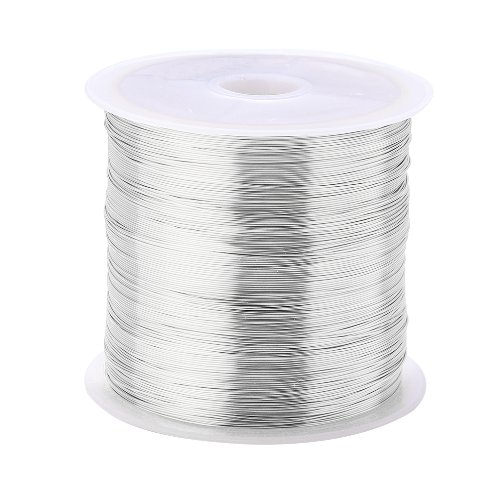 100m/rollo de alambre de cobre de Color dorado y plateado para fabricación de joyería DIY, pulsera, collar, DIY, alambre para abalorios que no destiñe, cuerda para joyería: Verde