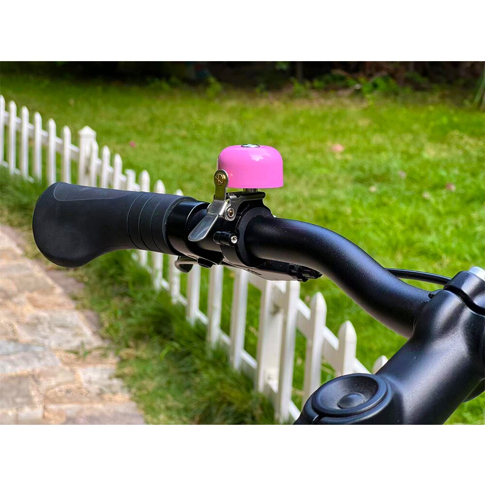 Greallthy Classic Brass Bicycle Bell, Crisp Loud Sound Bike Bell, Mountain Bike Horn, Safety Ride Siren bike Cycling Accessories: Pink