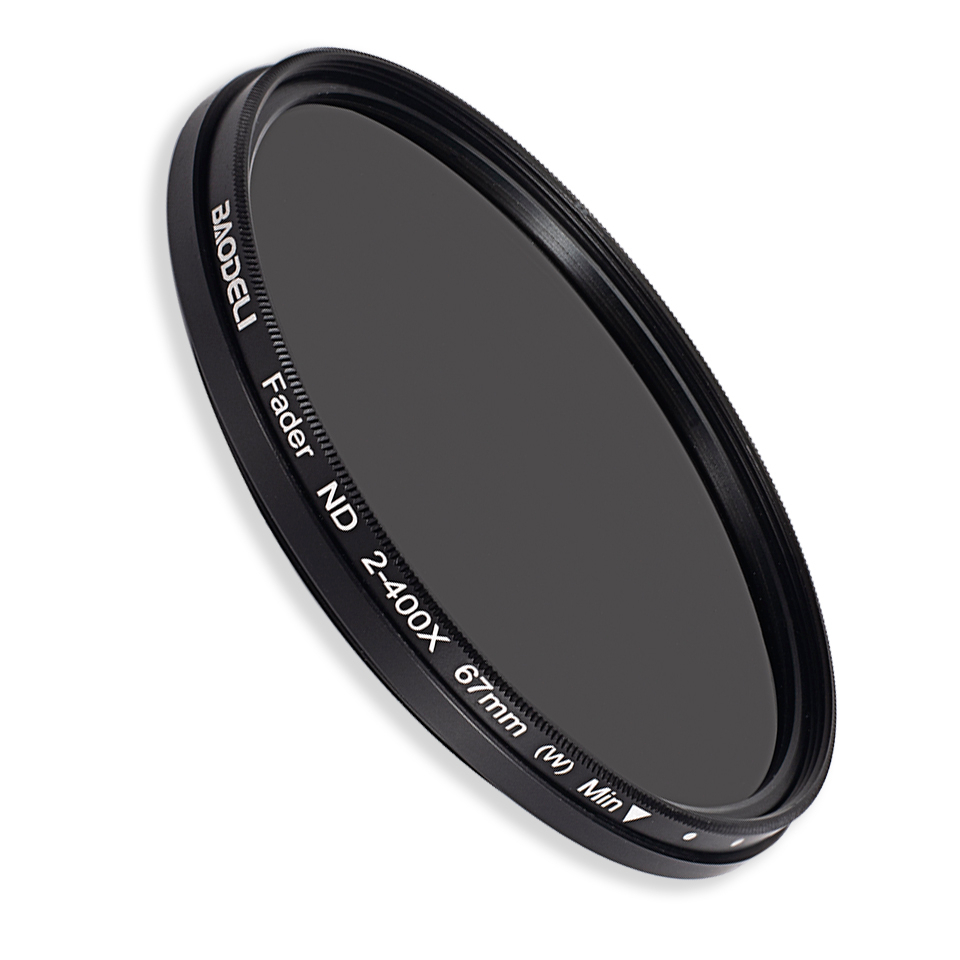 BAODELI Nd2-400 Variable Nd Filter 49 52 55 58 67 72 77 82 Mm For Camera Lens Canon M50 600d Nikon D3200 D3500 D5600 Sony A6000