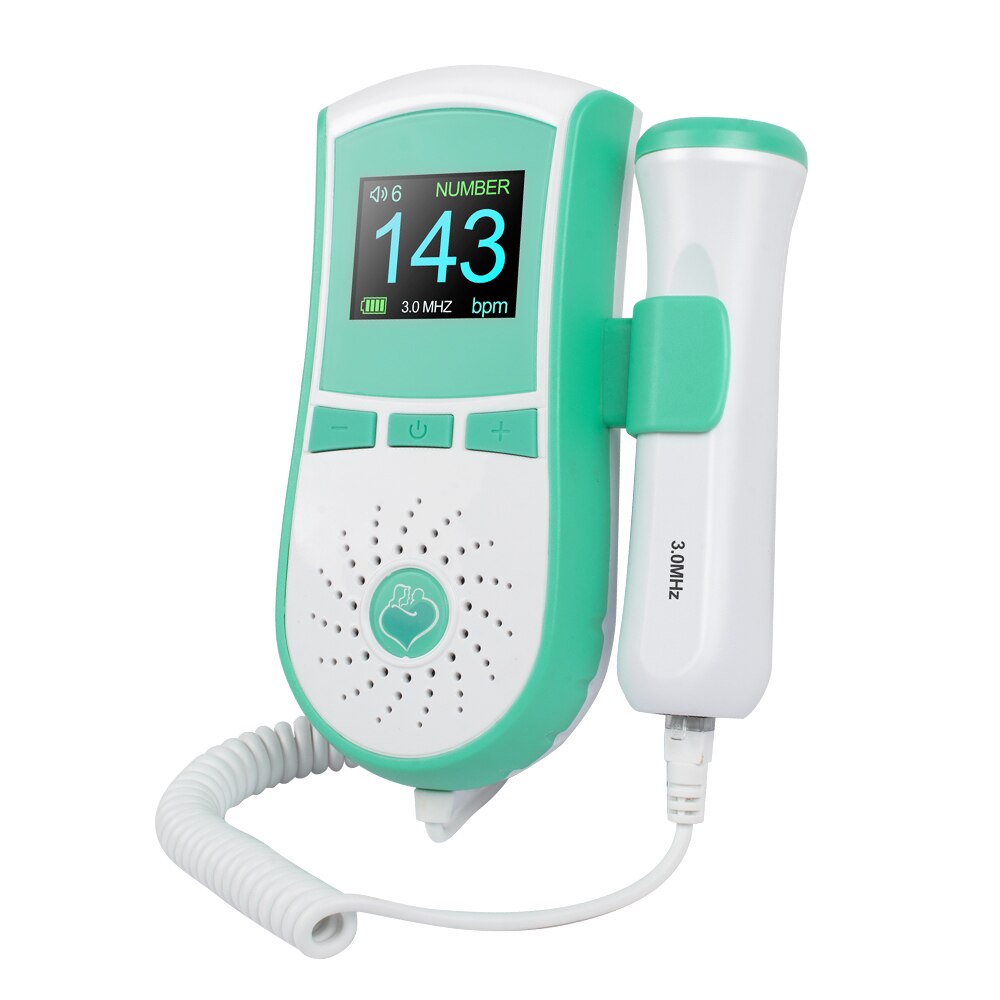 Portable Fetal Heart Rate Monitor Fetal Doppler Monitor de fetal Baby Monitor доплер для беременных For Pregnant Women