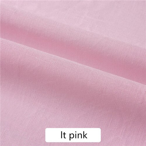 50 Cm Katoenen Voering Fabirc Shirt Jasje Jurk Interlining Stof Diy Ambachten Naaien Accessoires Patchwork Interfacing Stof: lt pink