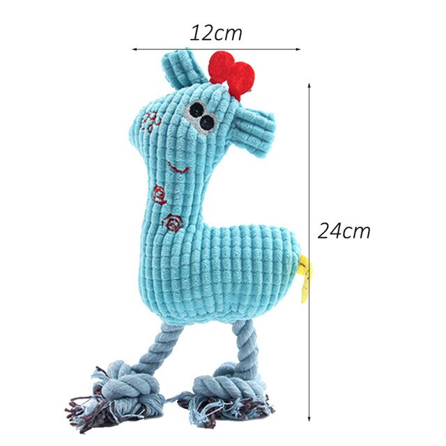 Mordedores de juguete para perros pequeños, mordedores de Flamenco de peluche, Chihuahua, Bulldog Francés, sonido chirriante interactivo, suministros para Mascotas: Blue chick