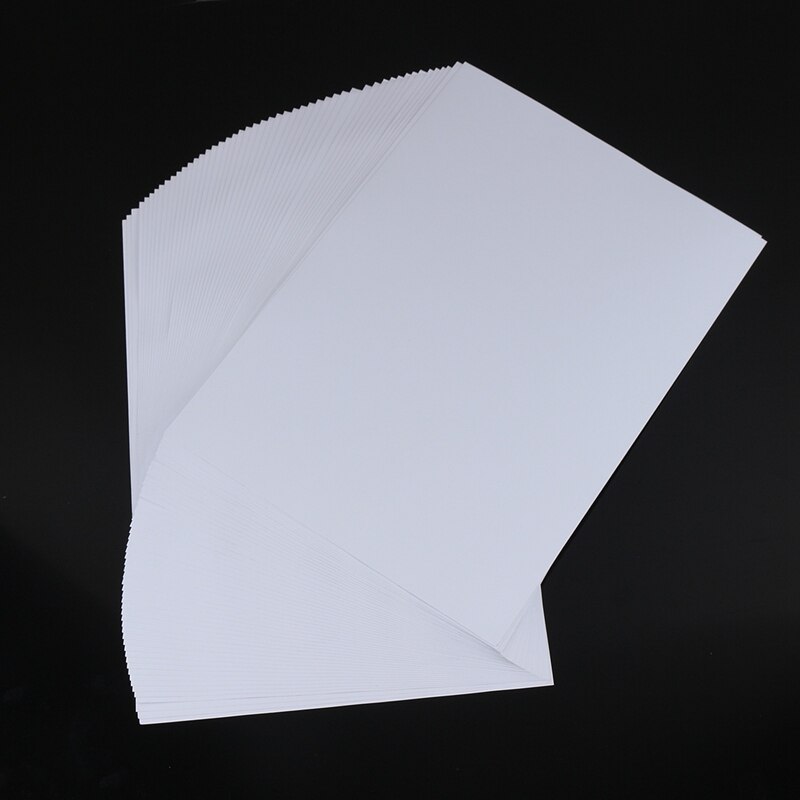 50Pcs Waterdichte A4 Zelfklevend Glanzend Papier Sticker Voor Fotografische Foto Inkjet Printer Papier Ambachtelijke Papier