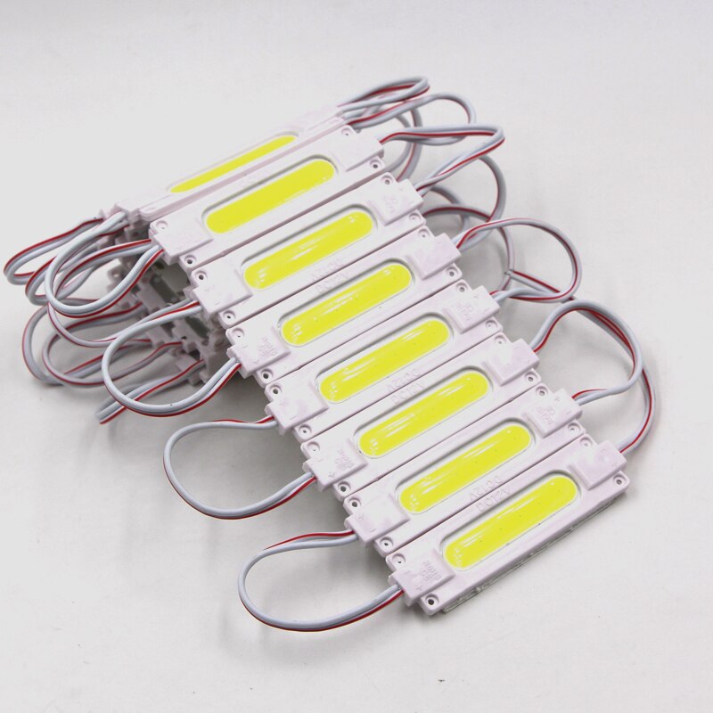 20Pcs Cob Led Modules Licht 7020 Reclame Modules Lichtgevende Tekens Backlight Modules IP68 Waterdichte Strip Samsung Chip