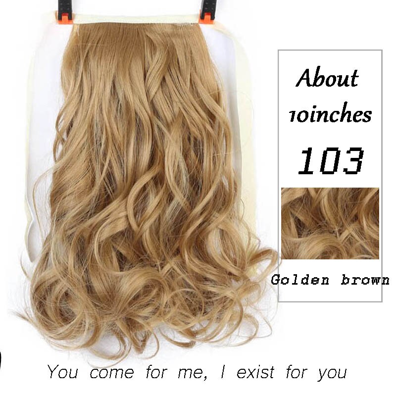 TALANG 10 inch Curly Hair Hair Extension Wavy Pony... – Vicedeal