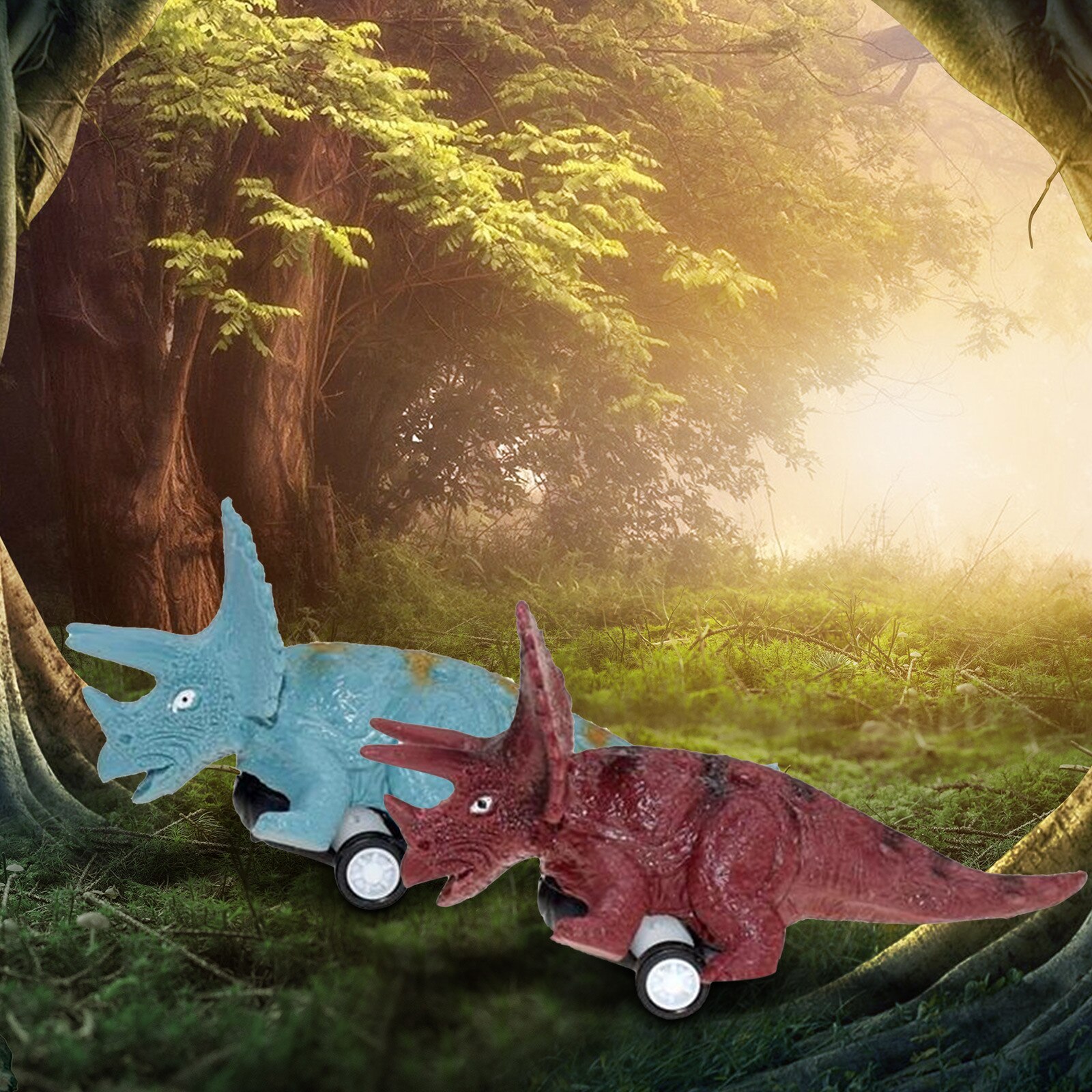 Simulazione Dinosaur Car interessante imitazione Dinosaur Glider bambini modello realistico decorazioni per la casa per bambini natale