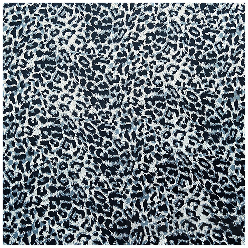 Leopard Print Satin Fabric Sewing Craft Material Silky Soft Cloth Fabric For Scarf Lining Diy 50cmX150cm: 4