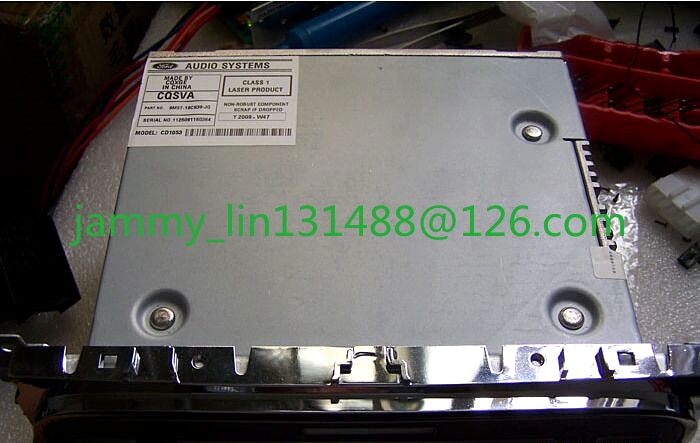 Single disc cd radio CD1053 9M5T-18C939-JK with MP3 USB for ford car CD player