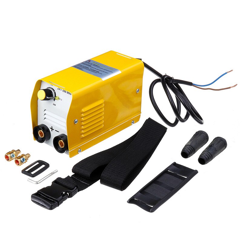 Handheld 200A Mini Electric Welding Machine Protable IGBT DC Inverter ARC MMA Stick Welders for Welding Various Materials