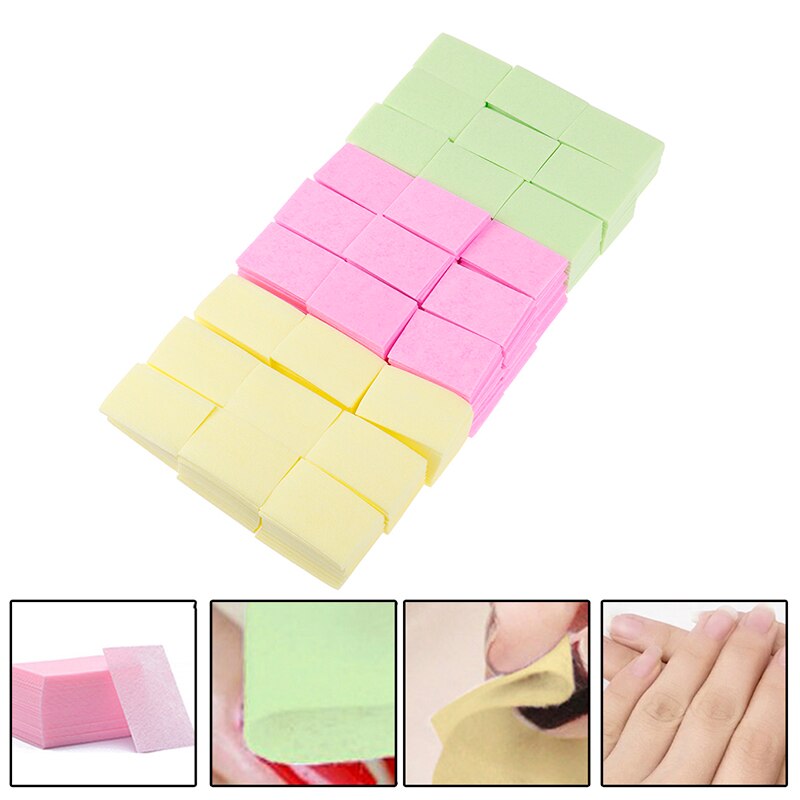 1000 Stks/set Nagellak Remover Nail Doekjes Bad Manicure Gel-Pluizende Doekjes Non-woven Servetten Voor Nagels nail Art Tool