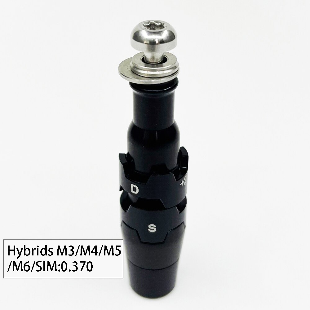 1pc M1 M2 M3 M4 M5 M6 Golf manchon adaptateur adaptateur pour Taylormade Conducteur Hybride Bois de Parcours SIM club tête accessoires: (M3 4 5 6)0.370