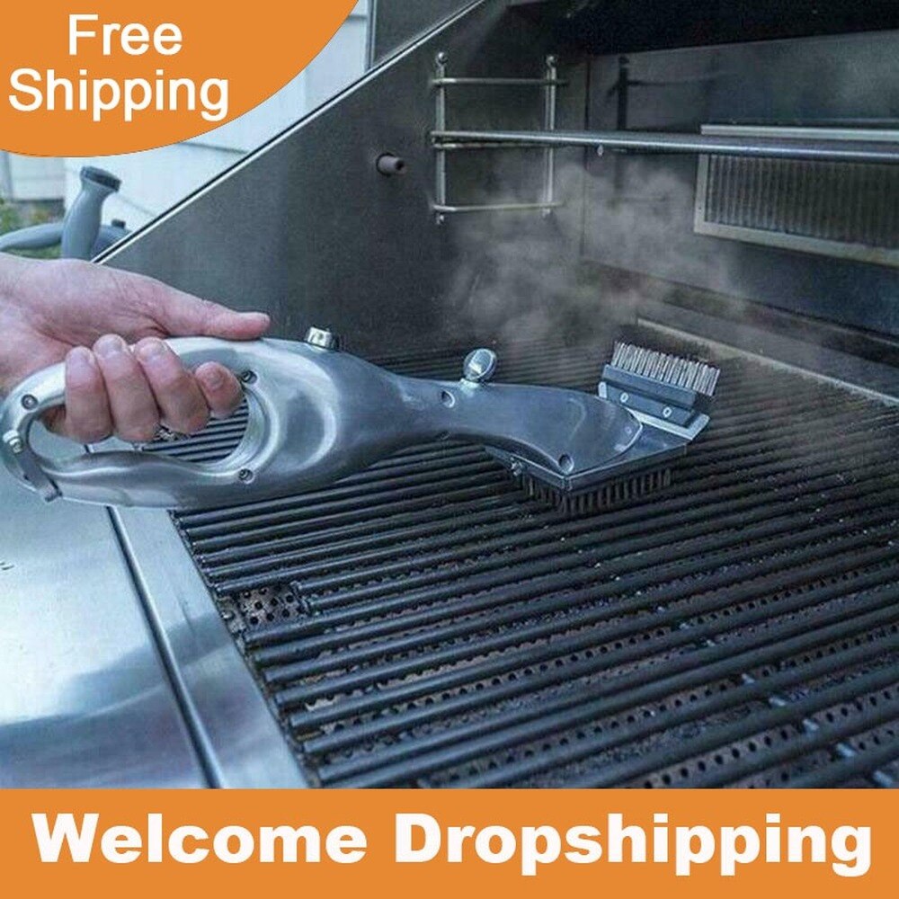 Barbecue Grill Cleaning Barbeque Grill Brush For Charcoal Cleaner with Steam Gas Accessories Cooking Tool