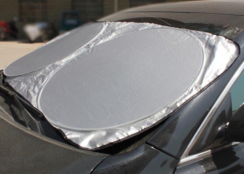 150 x 70cm bil solskærm solskærm bagrude film forrude visir dæksel uv beskytte reflektor bil-styling