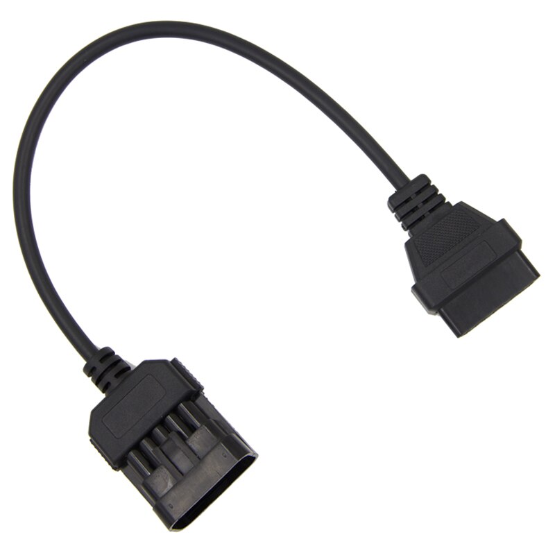 10Stift OBD OBD2 Stecker Kabel Funktioniert Für Vauxhall / Opel OPCOM diagnostizieren Adapter Opel 10 Stift zu OBDII 16 Stift freies