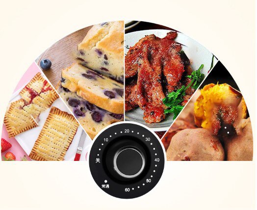 Electrical Oven Baking Cake Double Layer Electric Egg Tart Pizza Maker For BIG Family Multi-Function Baker 48L