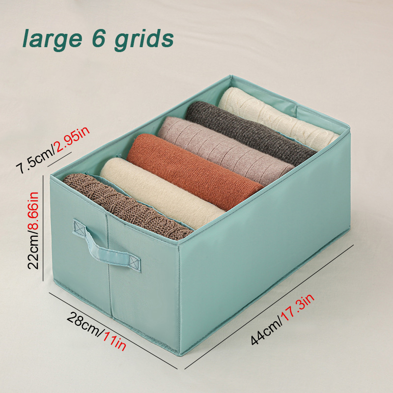 Collapsible Clothing Organizer Clothes Pants Storage Box Closet Drawer Wardrobe Underwear Socks T-Shirt Storage Organizers: plum