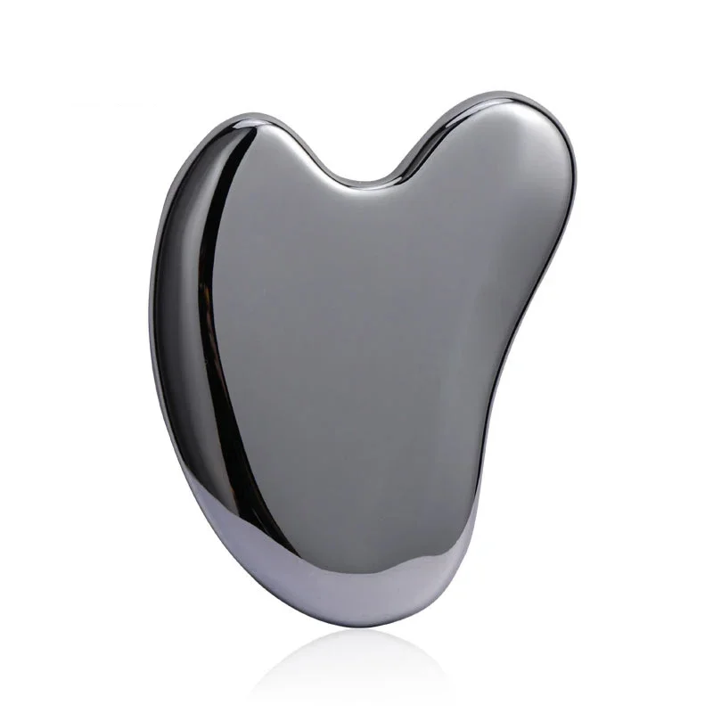 Terahertz Energiesteen Guasha Massage Tool Massageroller Meridiaan Schraapplank Acupunctuurpunt Massager Gezicht Oog Afslanken: Roos rood