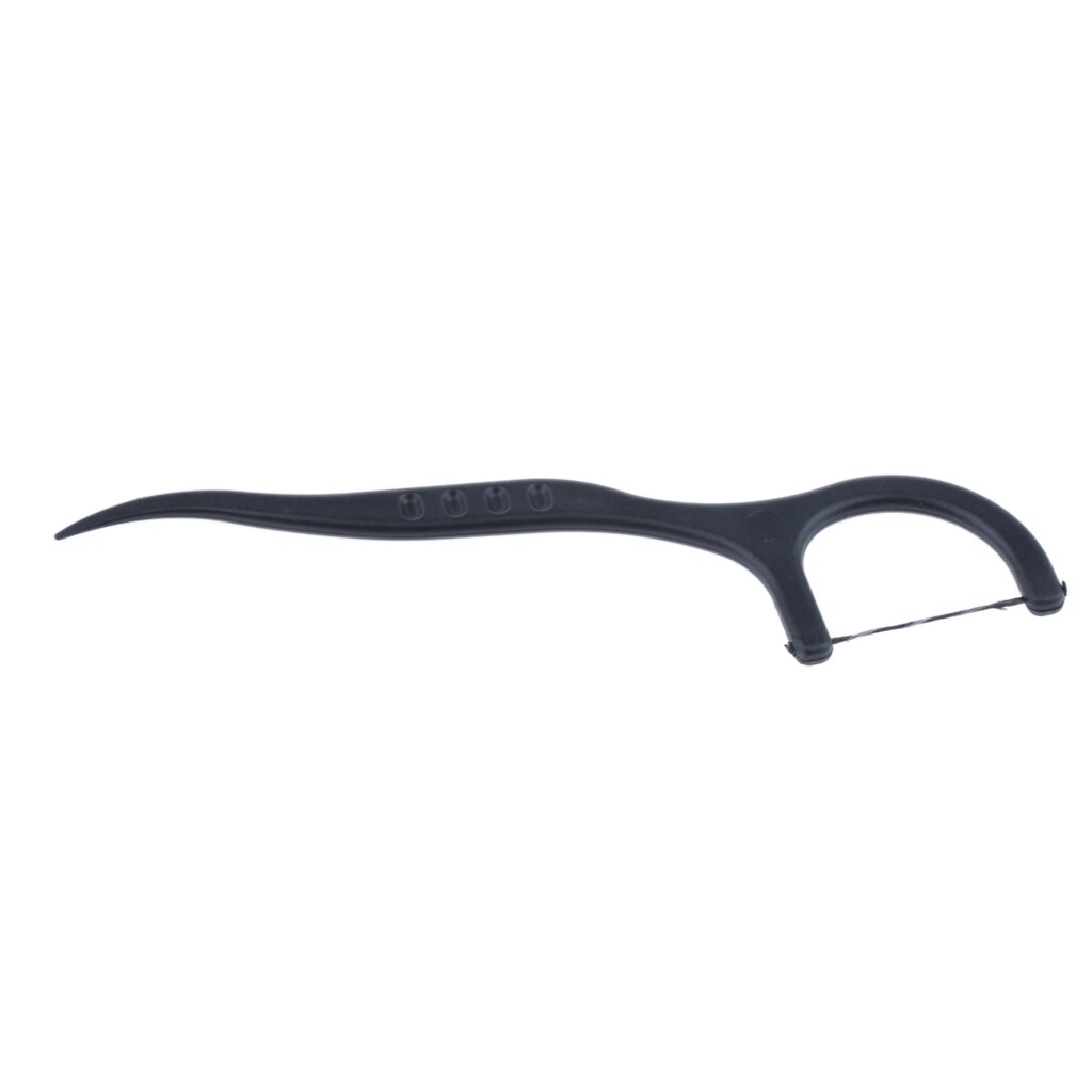 100 Pieces Tooth Flosser Teeth Floss Picks - Premium Bamboo Charcoal Interdental Toothpicks for Kids Adults