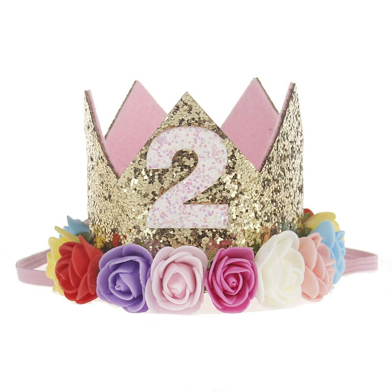 Decoraciones para de cumpleaños de niños, 1, 2 y 3 años, globos de cumpleaños, celebración de bebé, niño y niña, corona de de cumpleaños, sombrero: 9