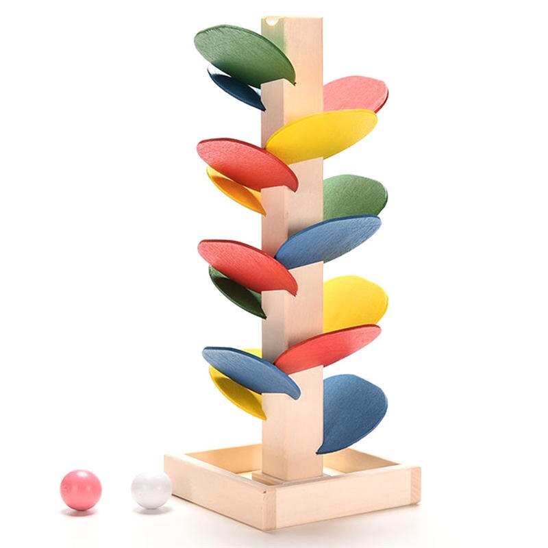 1Set Wooden Hammering Ball Hammer Box Children Fun Playing Hamster Game Toy Early Learning Educational Toys: Wooden Tree