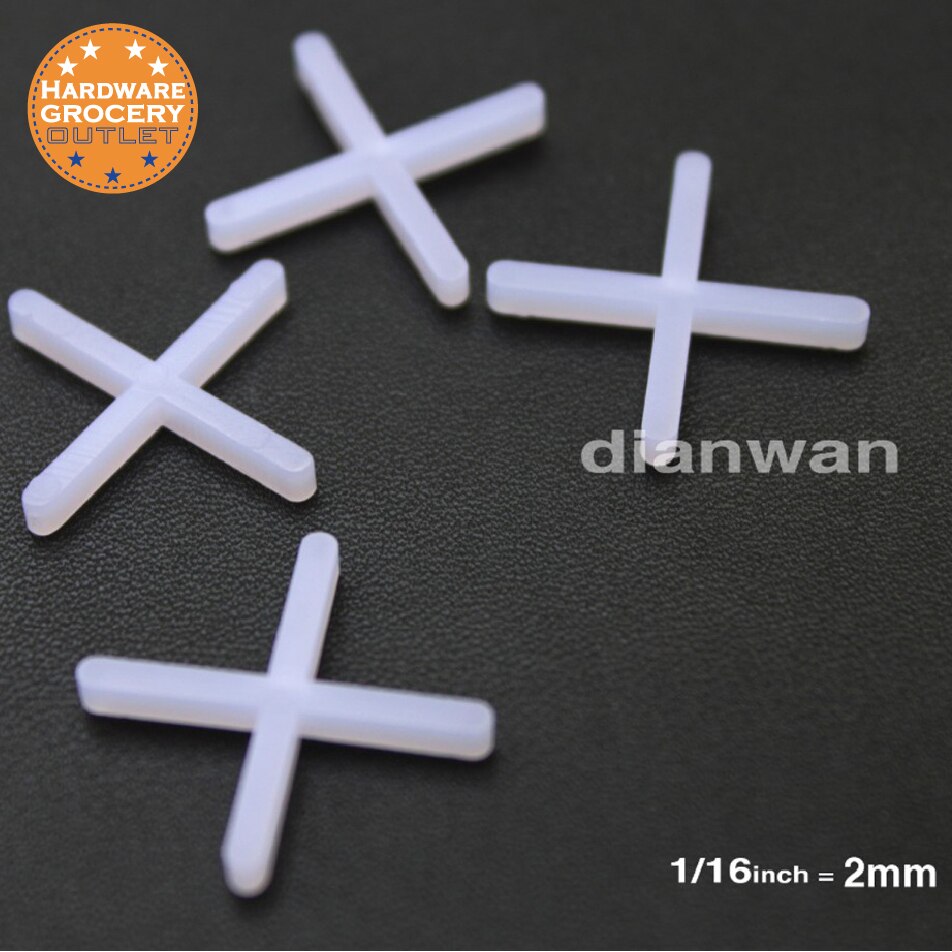 2mm Tile Spacers For Spacing Of Floor Wall Tiles 500pcs