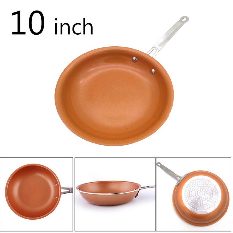 Non-stick Copper Frying Pan with Ceramic Coating and Induction cooking,Oven & Dishwasher safe