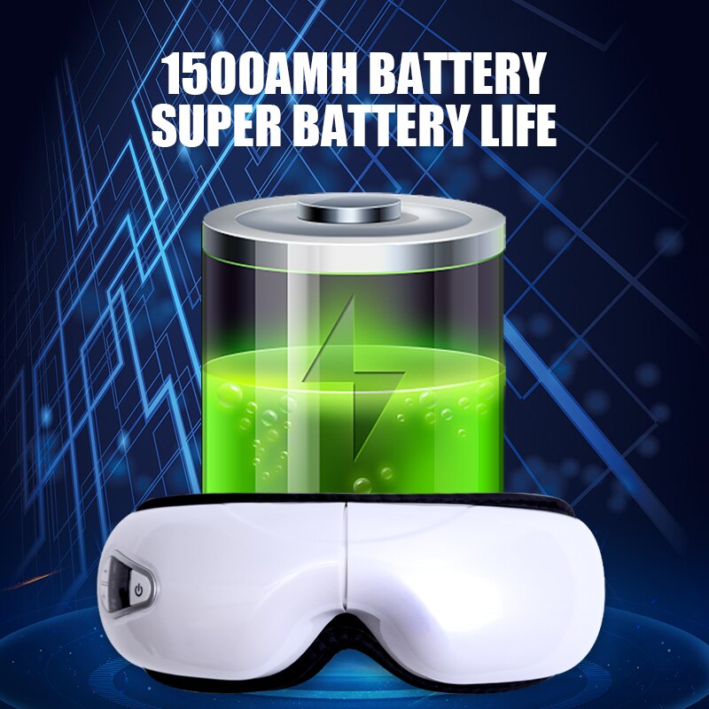 Electric Vibration Eye Massager Smart air pressure Heated Goggles Anti Wrinkles Health Care Tools Bluetooth-compatible Eye Relax