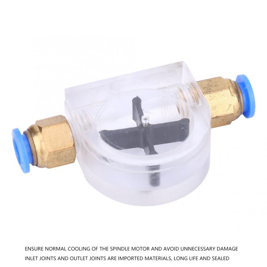Flow Meter Engraving Machine Water Cooled Flow Indicator for Main Spindle Motor Cooling Waterway Flow Rate Indicator