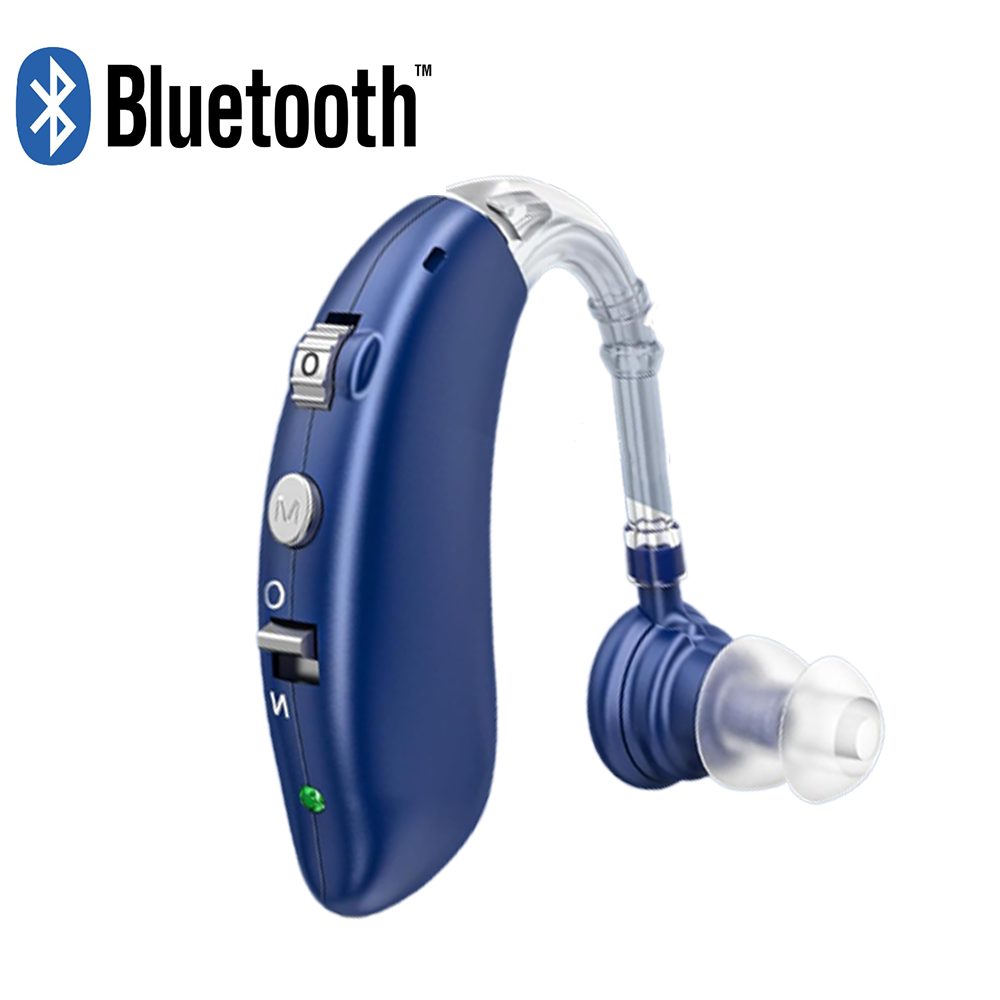 Rechargeable Digital Hearing Aid Adjustable Tone Best Sound Amplifier Portable Deaf Elderly BTE Hearing Aid: SCORP-C Combo 2