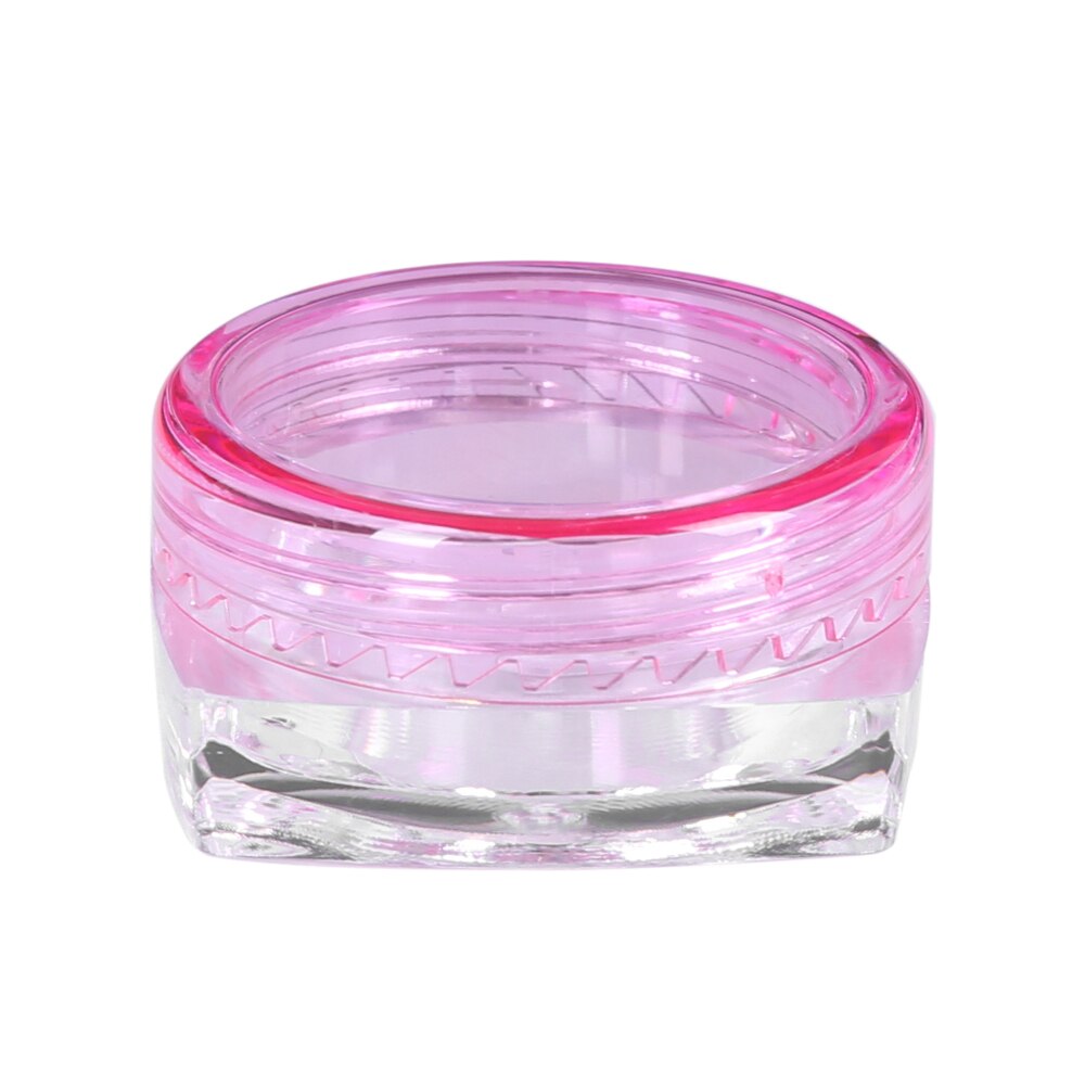 10 stk mini kosmetik perle tomme kosmetik nail art læbepomade beholder øjenskygge makeup opbevaring rund flaske bærbare negleflasker