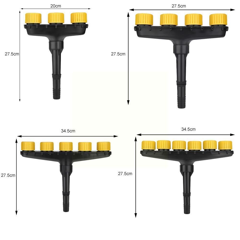Adjustable Agriculture Atomizer Nozzles Multi Vegetables Water Farm Sprinkler Spray Nozzle Lawn Tool Garden Irrigation R0x2