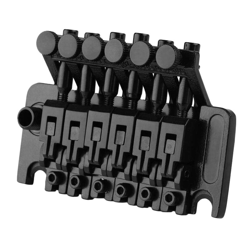 Sistema de montaje de puente de doble trémolo para guitarra eléctrica, piezas de repuesto para guitarra eléctrica floyd rose, Ibanez, jem, color negro