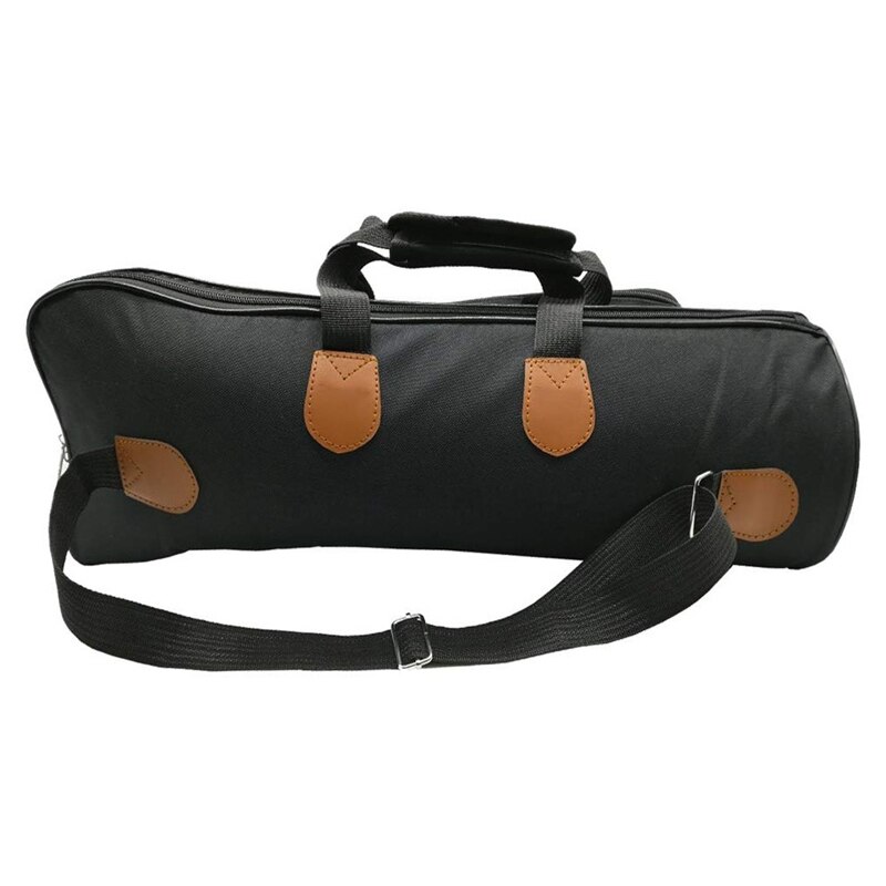 Trompet gigbag 8mm gevoerde zachte draagtas rugzak 600d waterafstotende oxfordstof met verstelbare schouderriem
