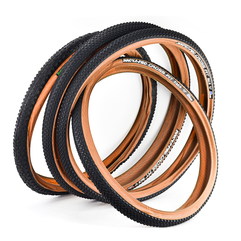 INNOVA-neumático ultraligero para bicicleta de montaña, llanta con cable de acero de 60TPI, borde amarillo y marrón, 29x2,1, 29x2,25, 29x25/2, 27,5 x 2.. 1