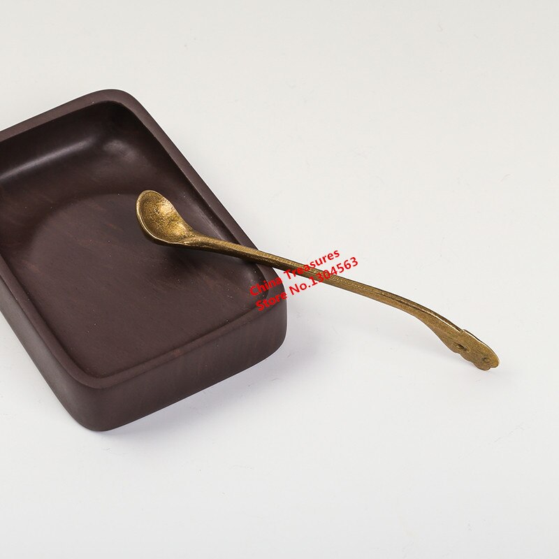 Cuchara de tamaño muy pequeño para caligrafía y pintura, cuchara de agua para moler la pintura, 1 unidad