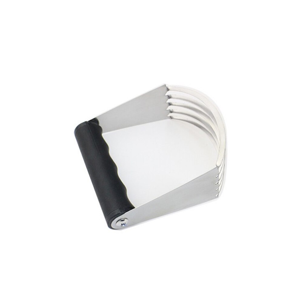 Stainless Steel Dough Cutter Flour Mixer Pastry Blender Flour and Butter Mixer Cake Pie Tools Soft Plastic Handle