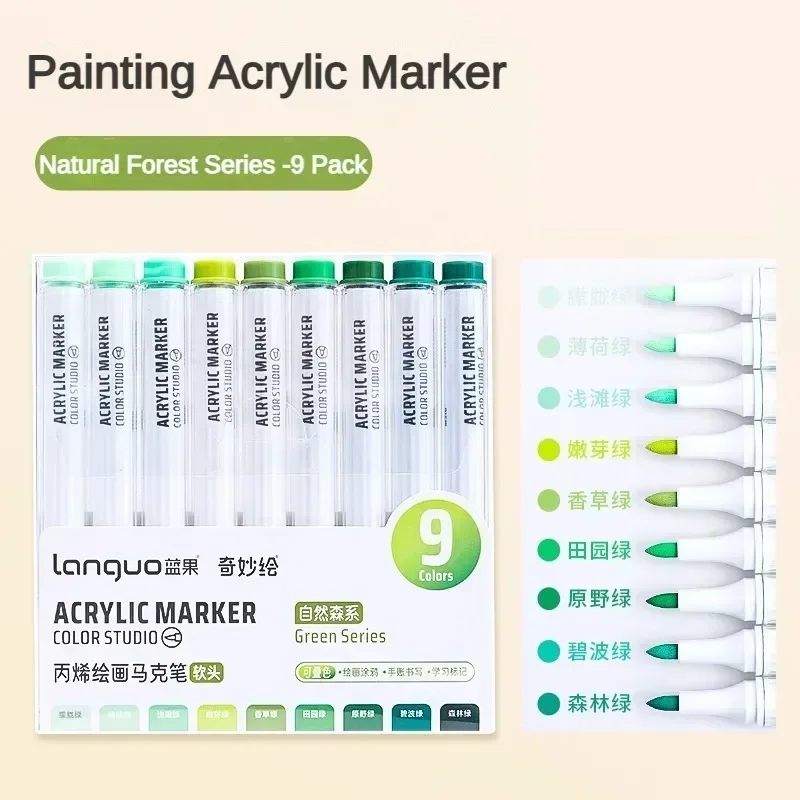 Canetas marcadoras de tinta acrílica, 81/72/63/9 cores, desenho diy para pintura em rocha, tecido de vidro cerâmico, cartão diy, materiais de arte, papelaria: Vermelho