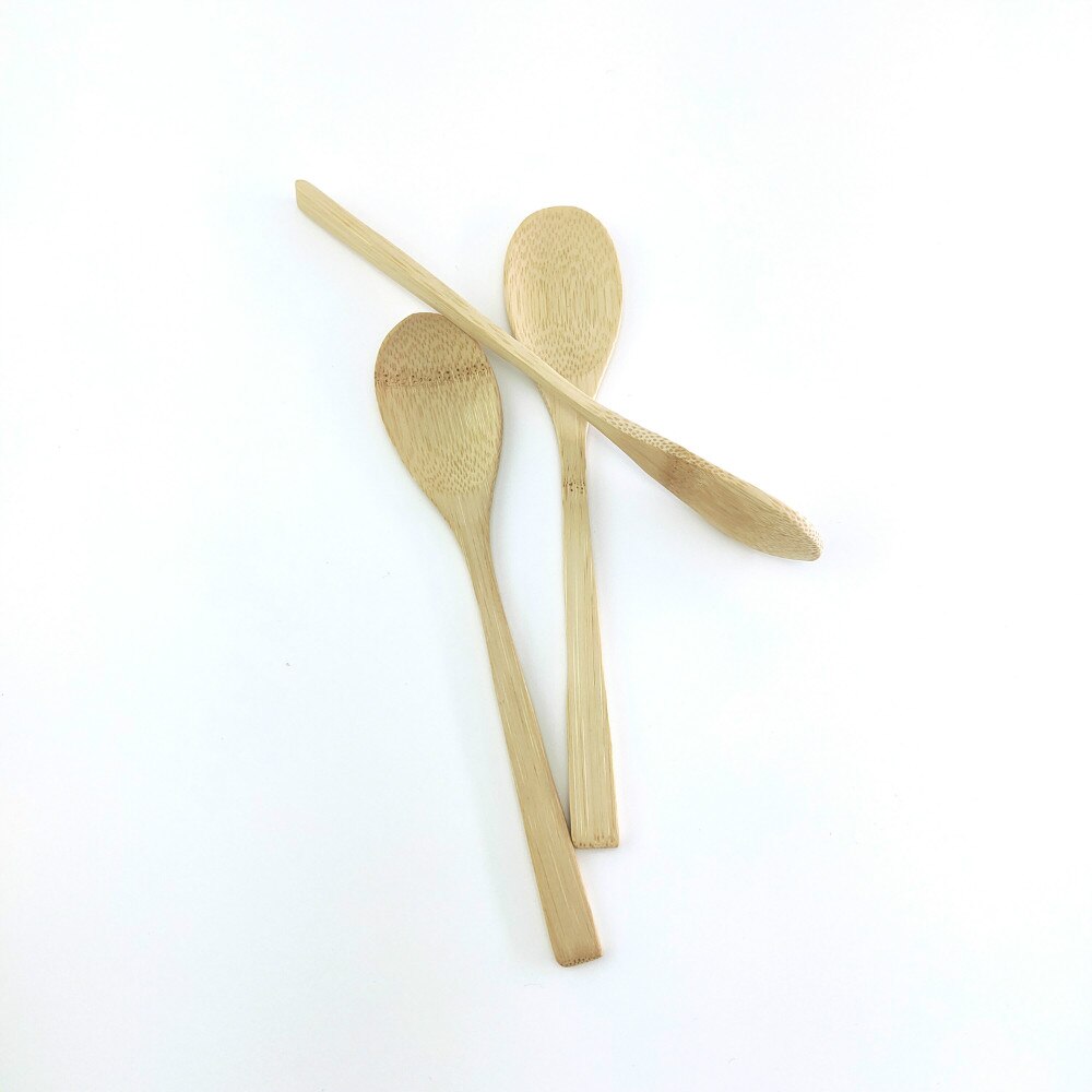 Organic bamboo Wood Cutlery Natural Bamboo Spoon Coconut Palm Coconut Spoon for Coconut shell bowl Bamboo Spoon Cutlery