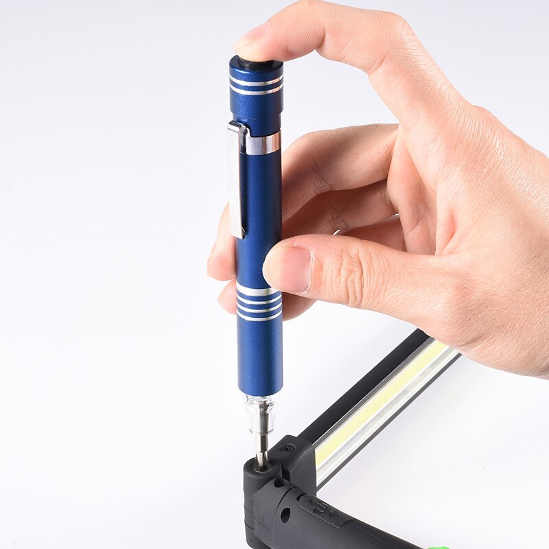 Coba led werklamp schroevendraaier multifunctioneel product draagbare lamp voor het repareren van knop batterij waterdichte lampen