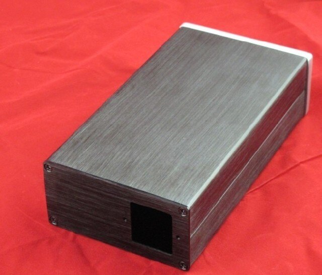 Full Aluminum enclosure Preamp box PSU chassis MINI AMP case 102*50*208mm