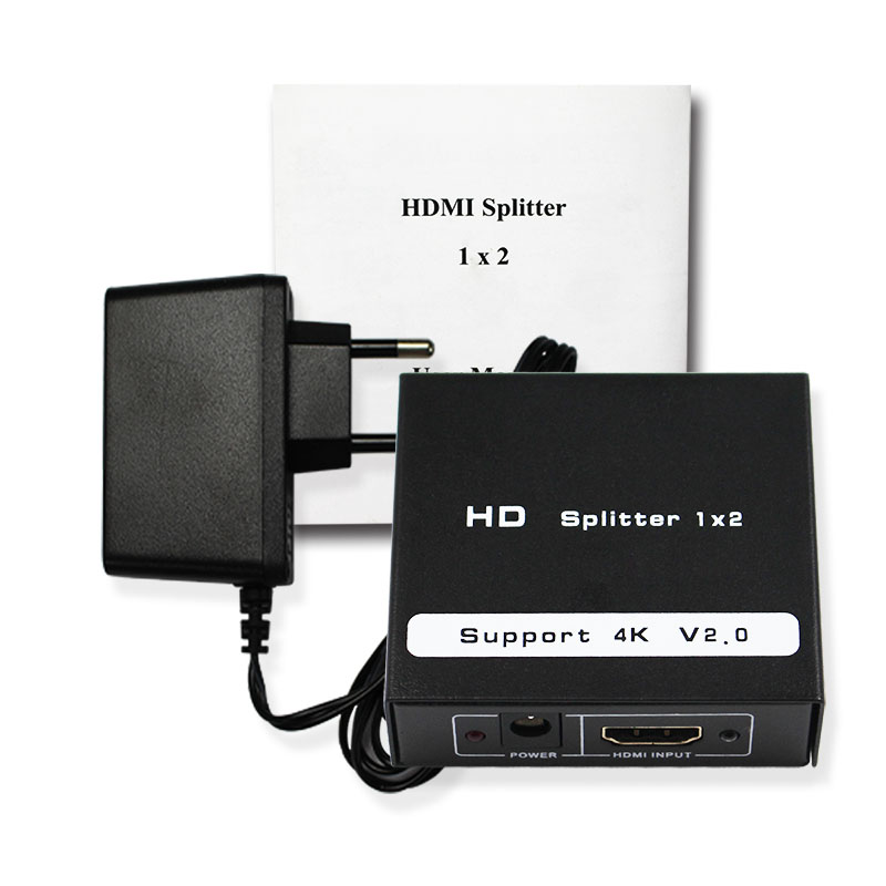 Mini 1 Input 2 Output 2.0 4K HDMI Switch Switcher HDMI 2.0 Splitter HDMI 2.0 Port