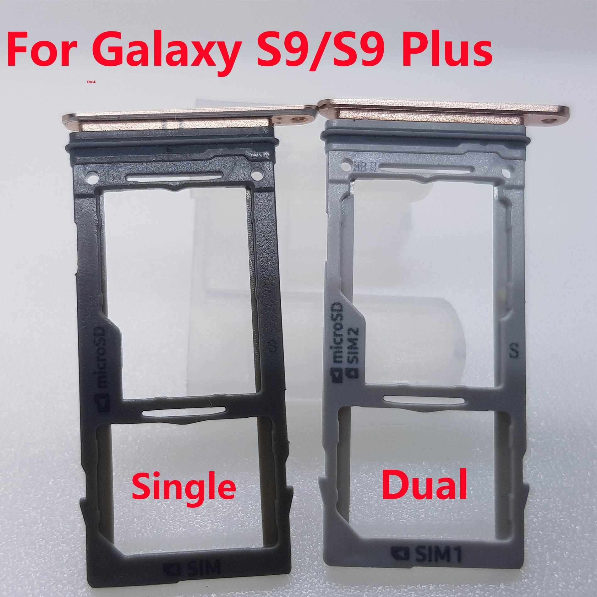 Bandeja para tarjeta SIM y ranura para Micro SD para Samsung Galaxy S9, G9600, G960FD, G960U, G960, G960F, S9 Plus, G965F, G965U, G965FD, G965