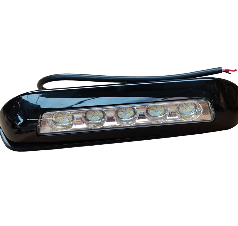 Lot De 2 Barres LED 12V - 15 Cm, 36 LED, Blanc - Avec Interrupteur - Pour Voiture, Camion, Camping-car, Bateau, Van
